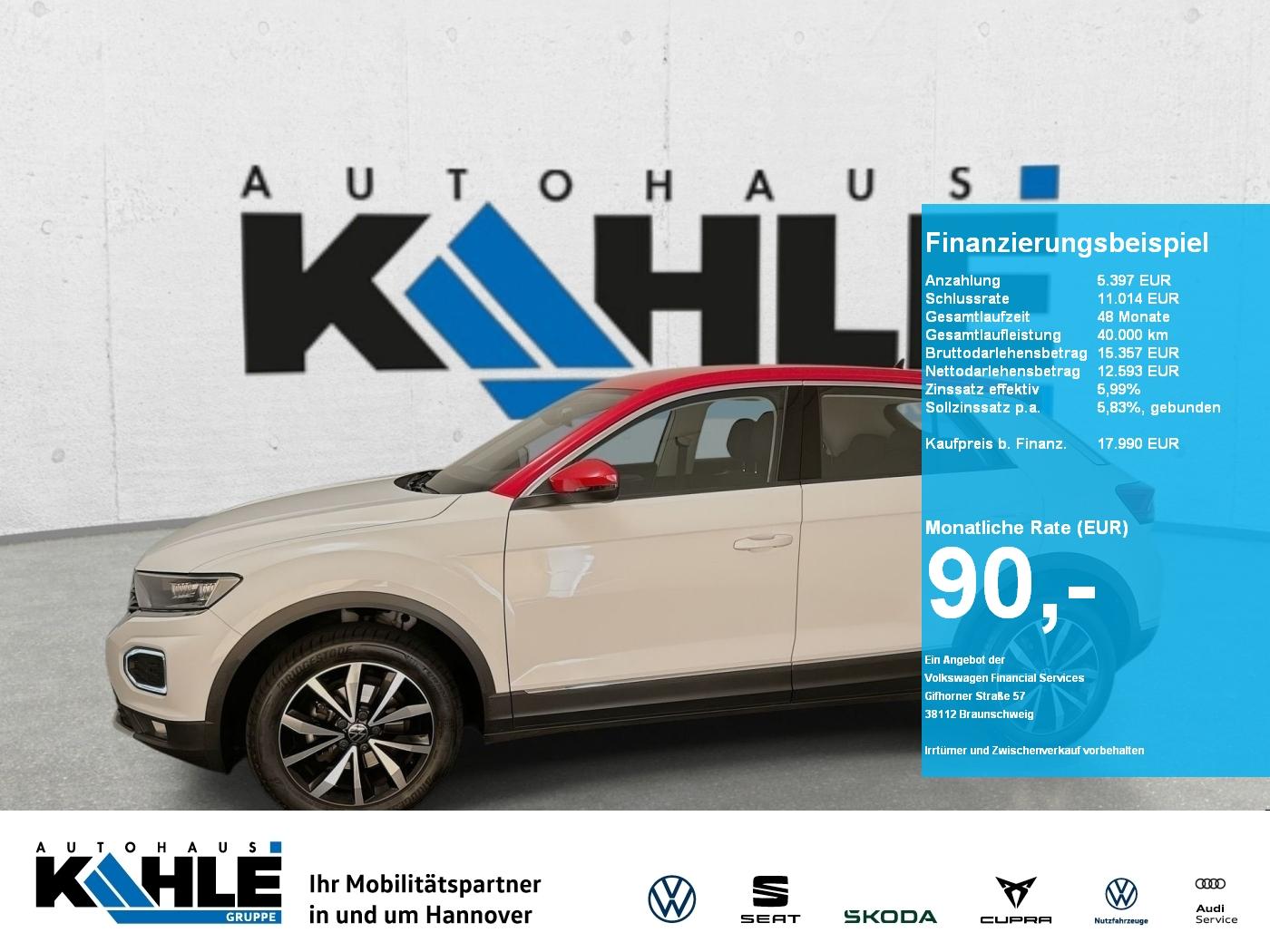 Volkswagen T-Roc 1.0 TSI Style App Connect Navi PDC Kamera