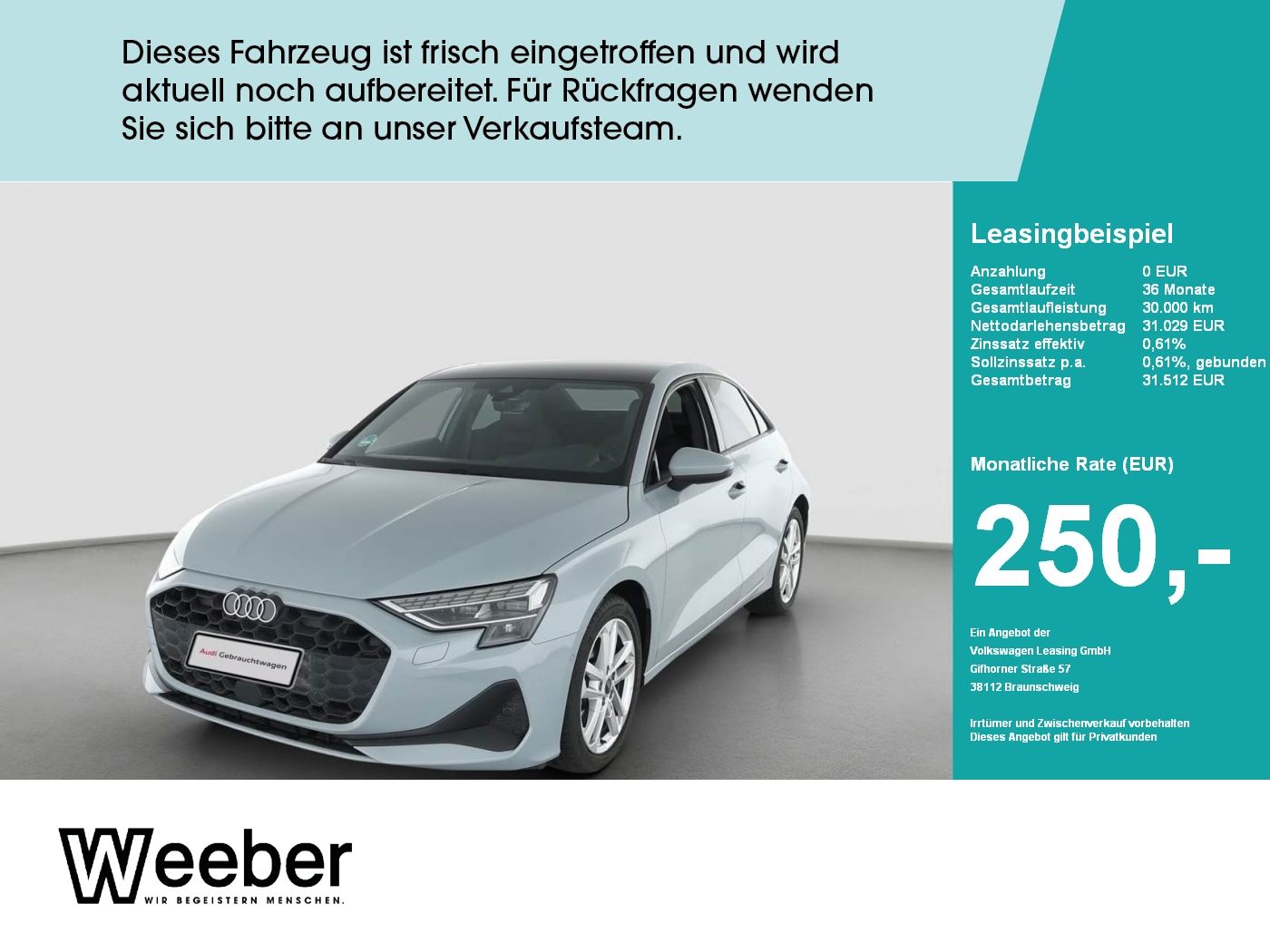 Audi A3 Limousine *APP CONNECT*LED*KAMERA*NAVI*SHZ*