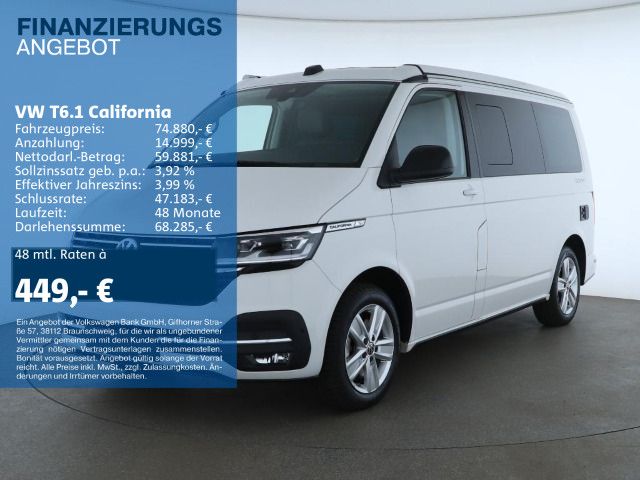 Volkswagen T6.1 California OCEAN ACC AHK VIRTUAL KAMERA