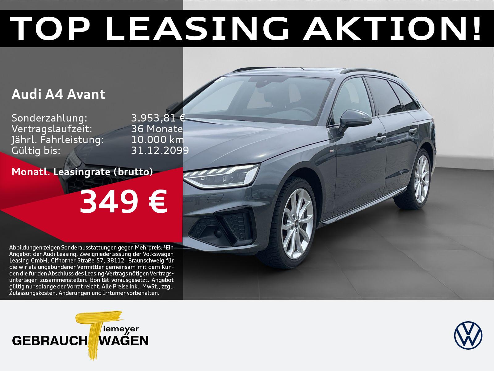 Audi A4 Avant 40 TDI Q 3x S LINE AHK PANO KAMERA MATR