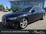 Audi A4 2.0 TDI QUATTRO S-LINE/MATRIX/VIRTUAL TACHO - mit Diesel-Antrieb: Blau, Alcantara, Scheckheftgepflegt, Kombi