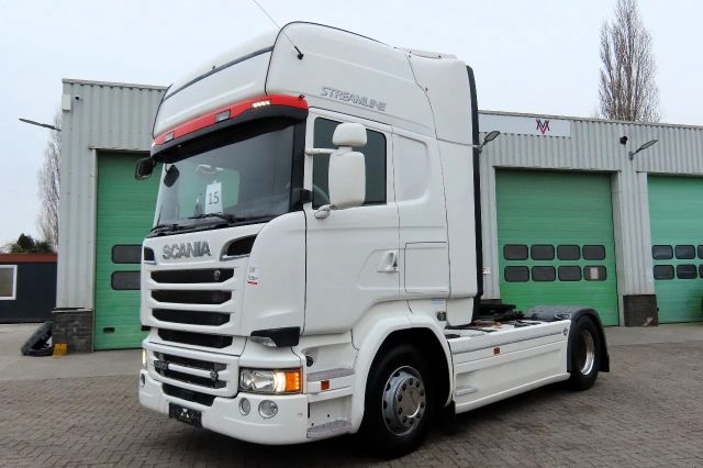 Scania R520 DUTCH truck! RETARDER, DOUBLE TANK, FRIGO, 