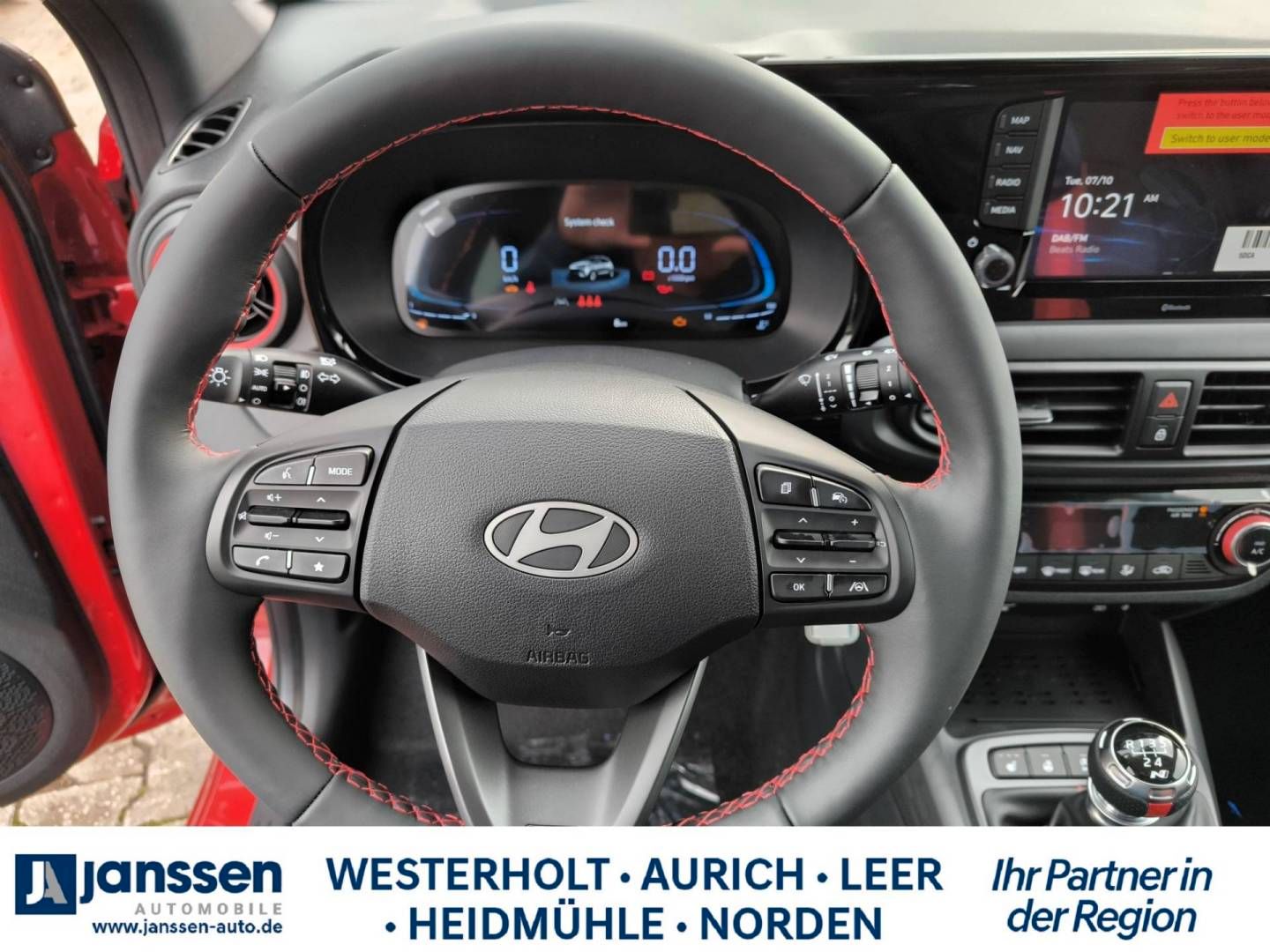 Fahrzeugabbildung Hyundai i10 1.0 N Line/ PDC hinten/Rückfahrkamera/Navi/D