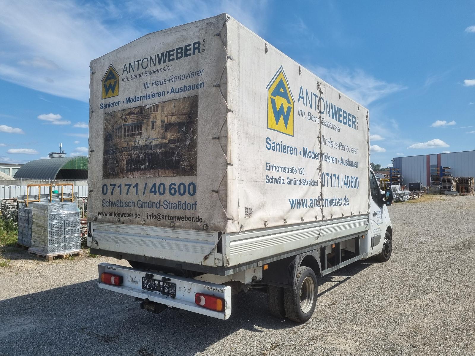 Opel Movano B Pritsche/Kipper/Koffer Pritsche L4H1 4,