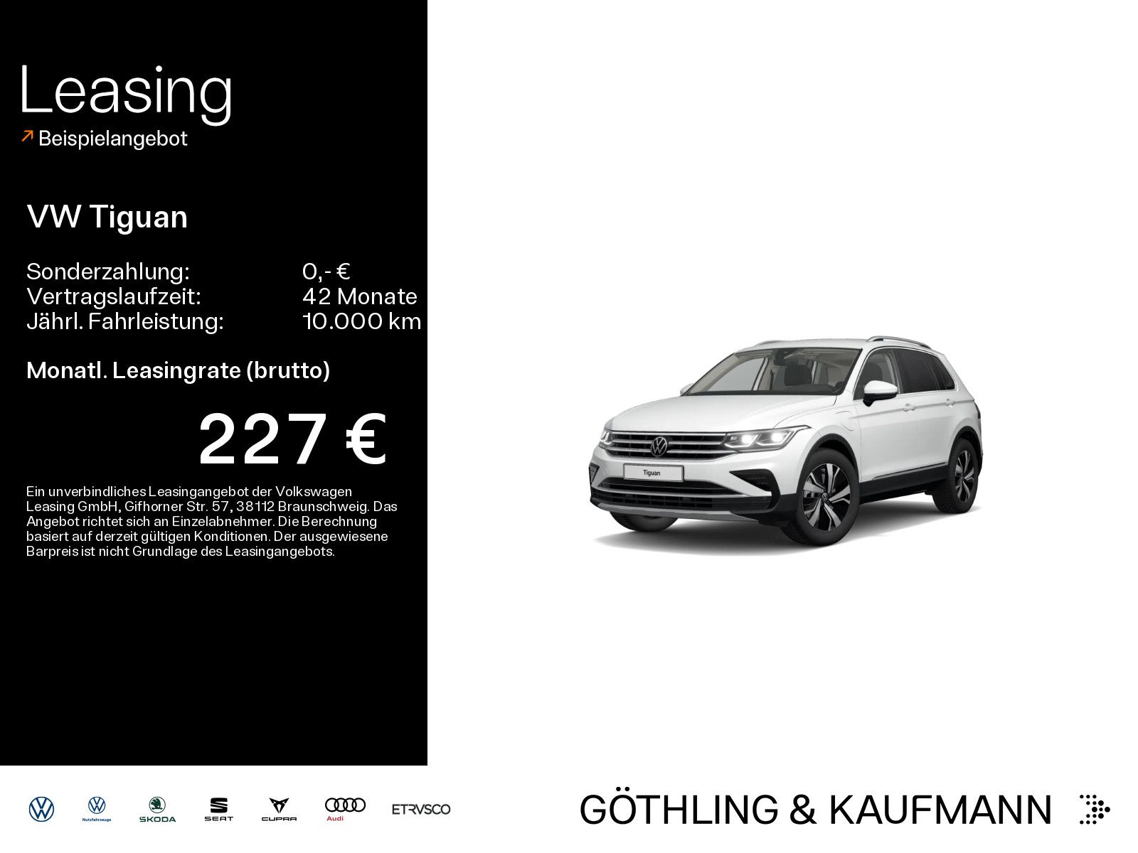 Volkswagen Tiguan 1.4 TSI eHybrid DSG*NAVI*AHK*KAM*LED*SHZ*