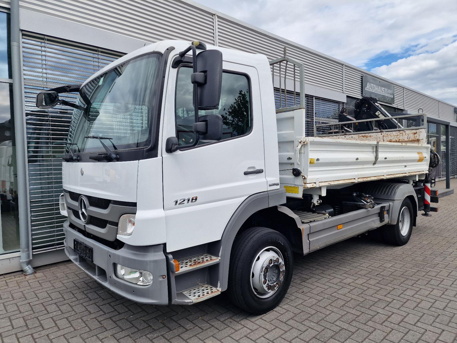 Mercedes-Benz 1218 KK Hiab 077 BS-2/117 TKM/Oel/5+6 Kreis/2xAH