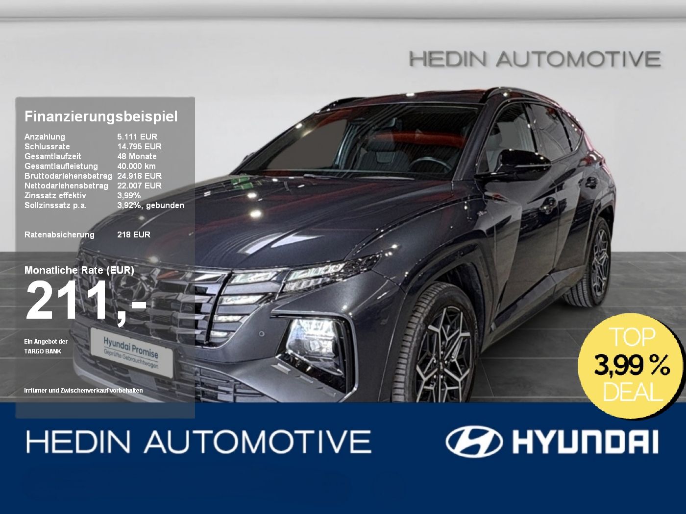 Hyundai TUCSON PHEV 1.6 T-GDi 4WD N LINE NIGHT|AMBIENTE