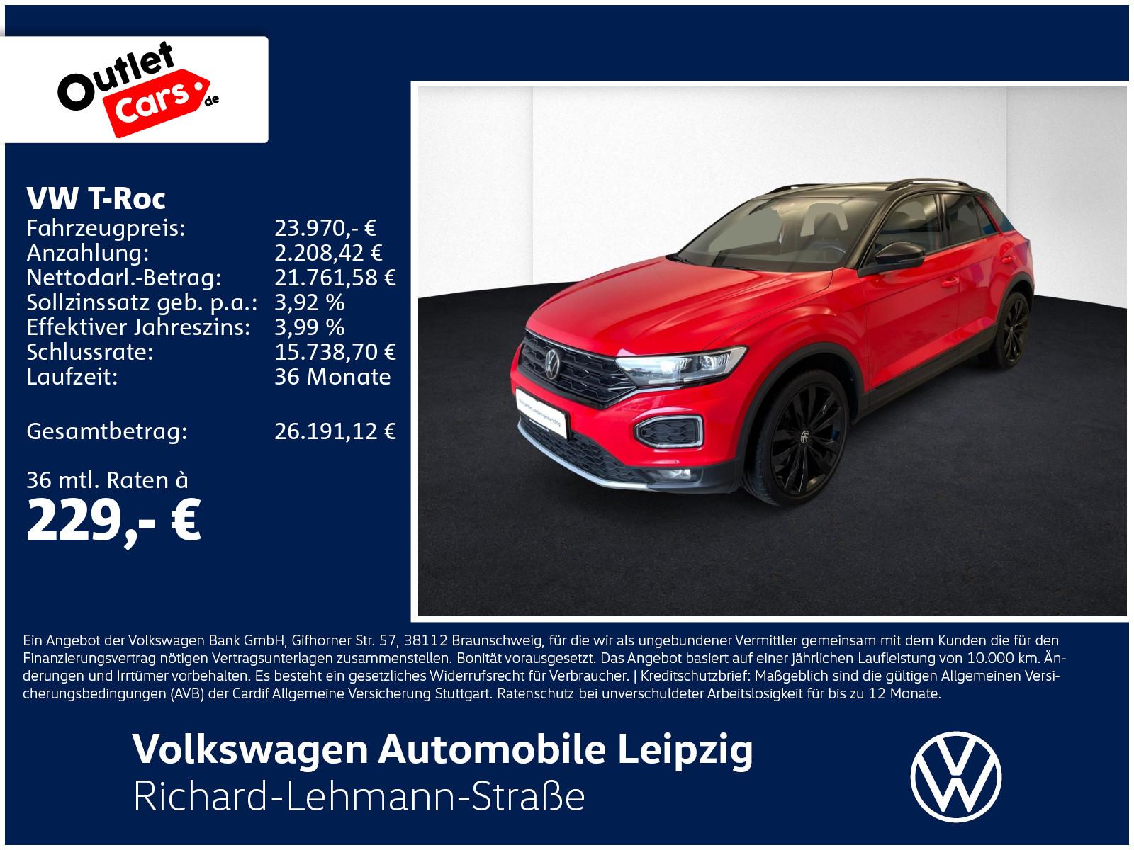 Volkswagen T-Roc Sport 1.5 TSI DSG *LED*Navi*Rear View*