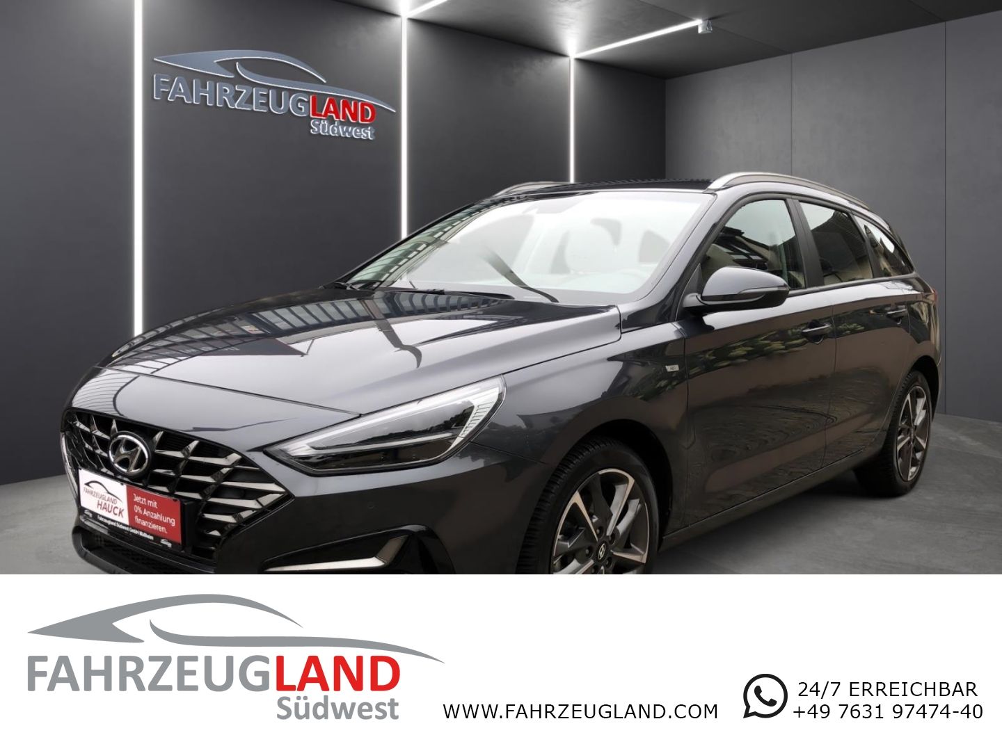 Gebrauchtwagen Hyundai i30 i30 cw Trend Mild-Hybrid Navi 7G-DCT LED Klimaat in Freiburg