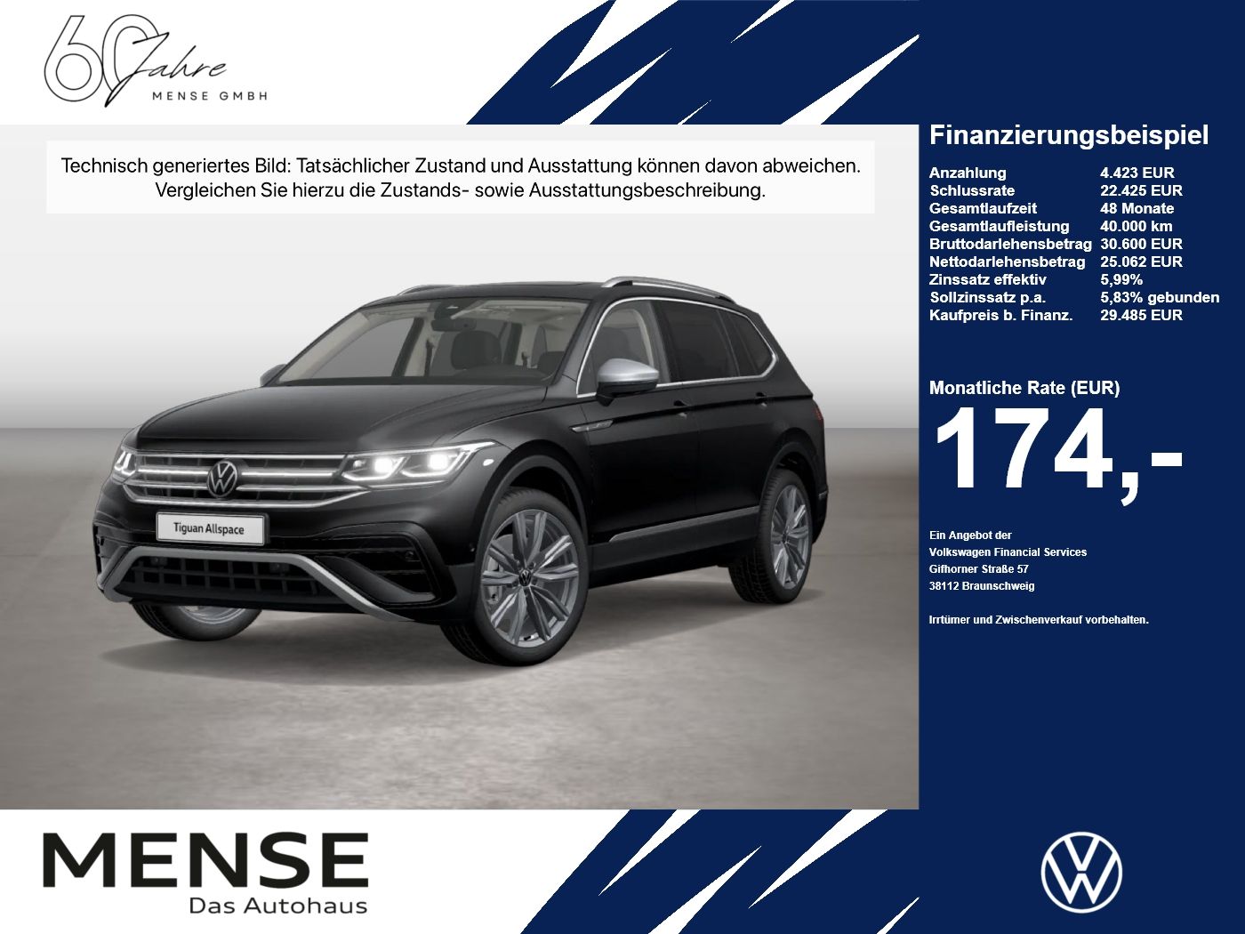 Volkswagen Tiguan Allspace 2.0 TDI 4Motion DSG Elegance Mat