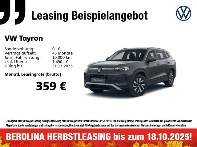 Volkswagen Tayron 1.5 eTSI 110 kW Life