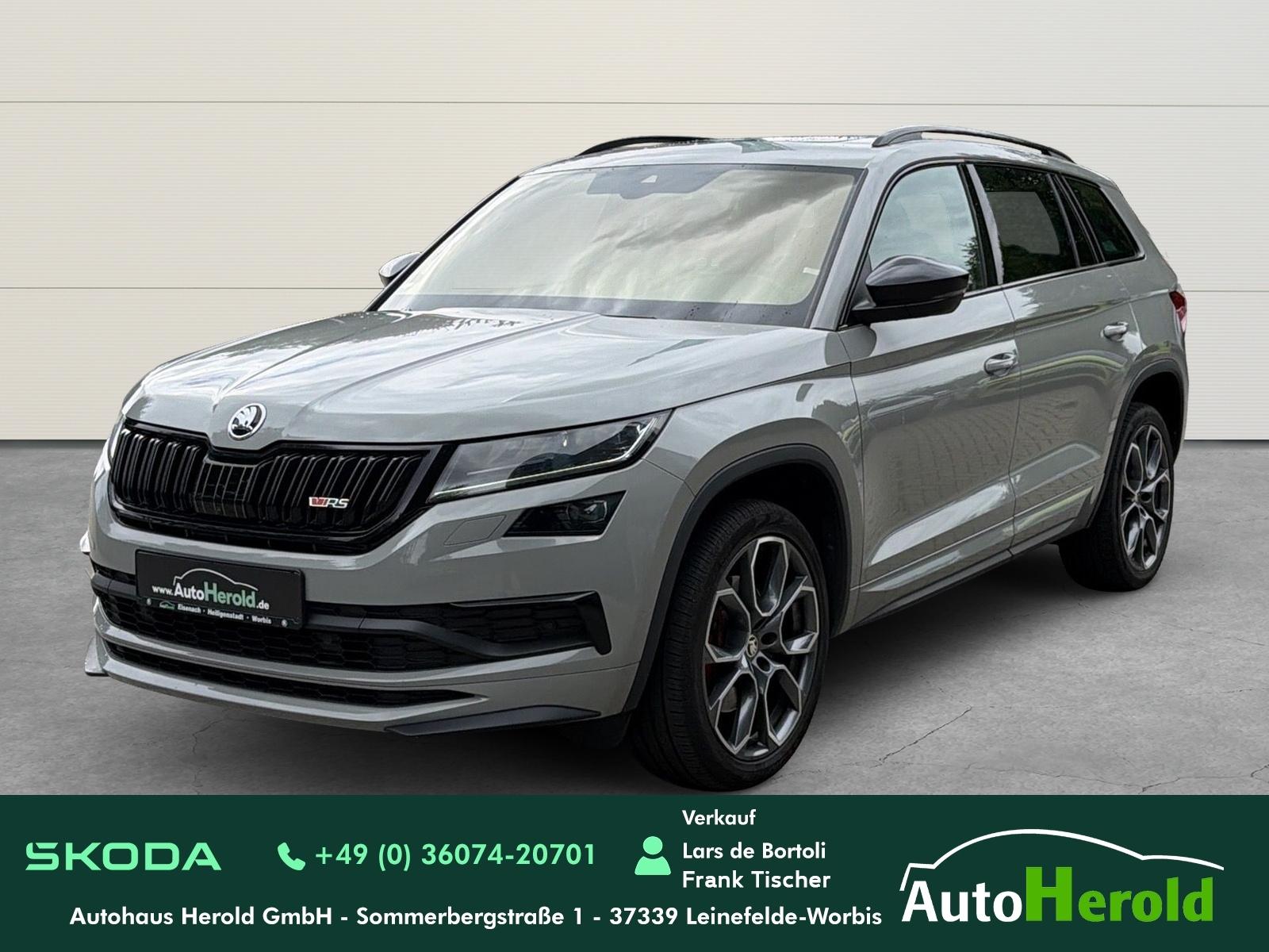 Skoda Kodiaq RS 4x4 2.0 Bi-TDI 4x4+PANO+AHK+360°+WKR