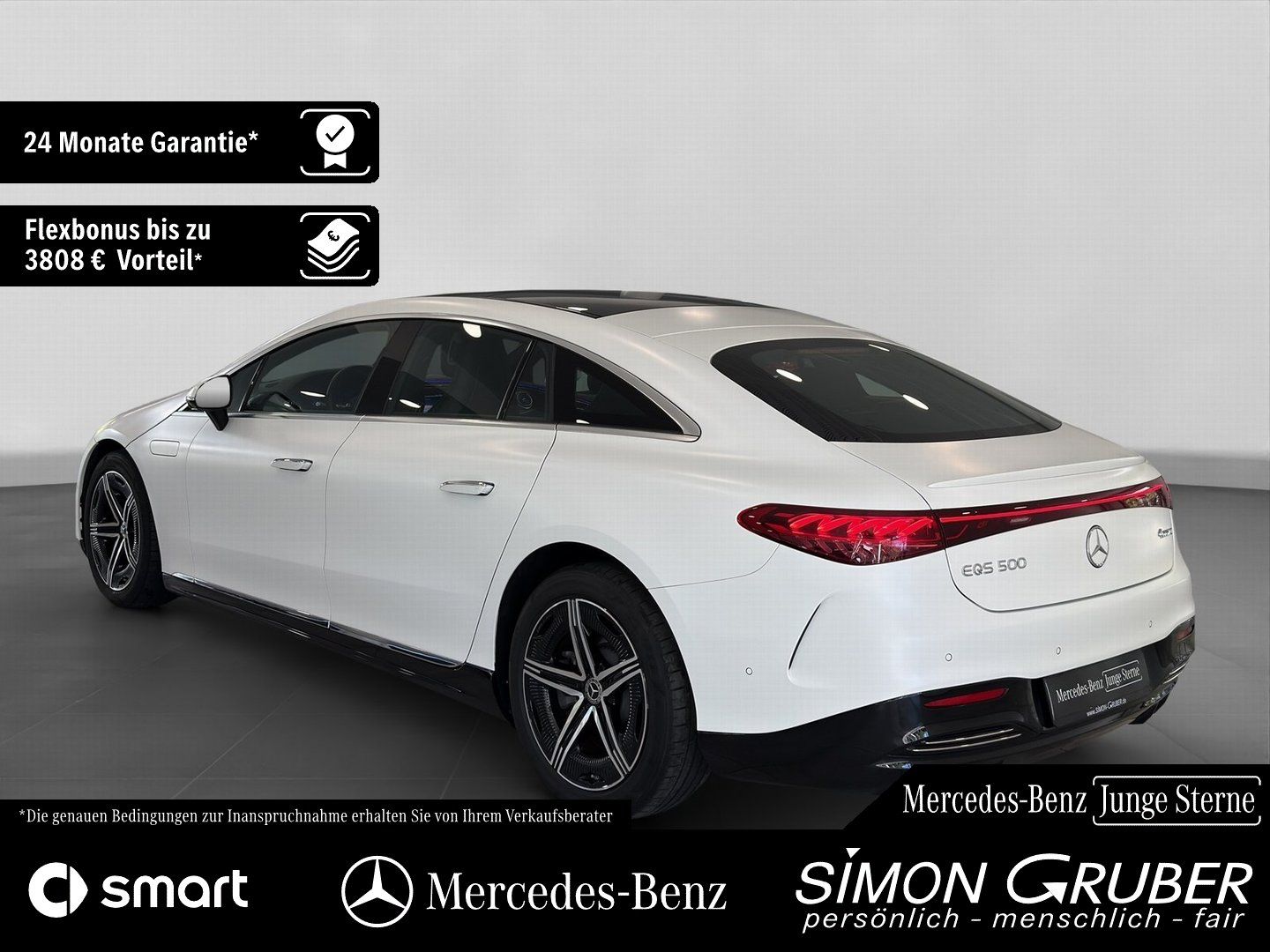 Fahrzeugabbildung Mercedes-Benz EQS 500 4M AMG Pano Massage TV Guard360 118kwh