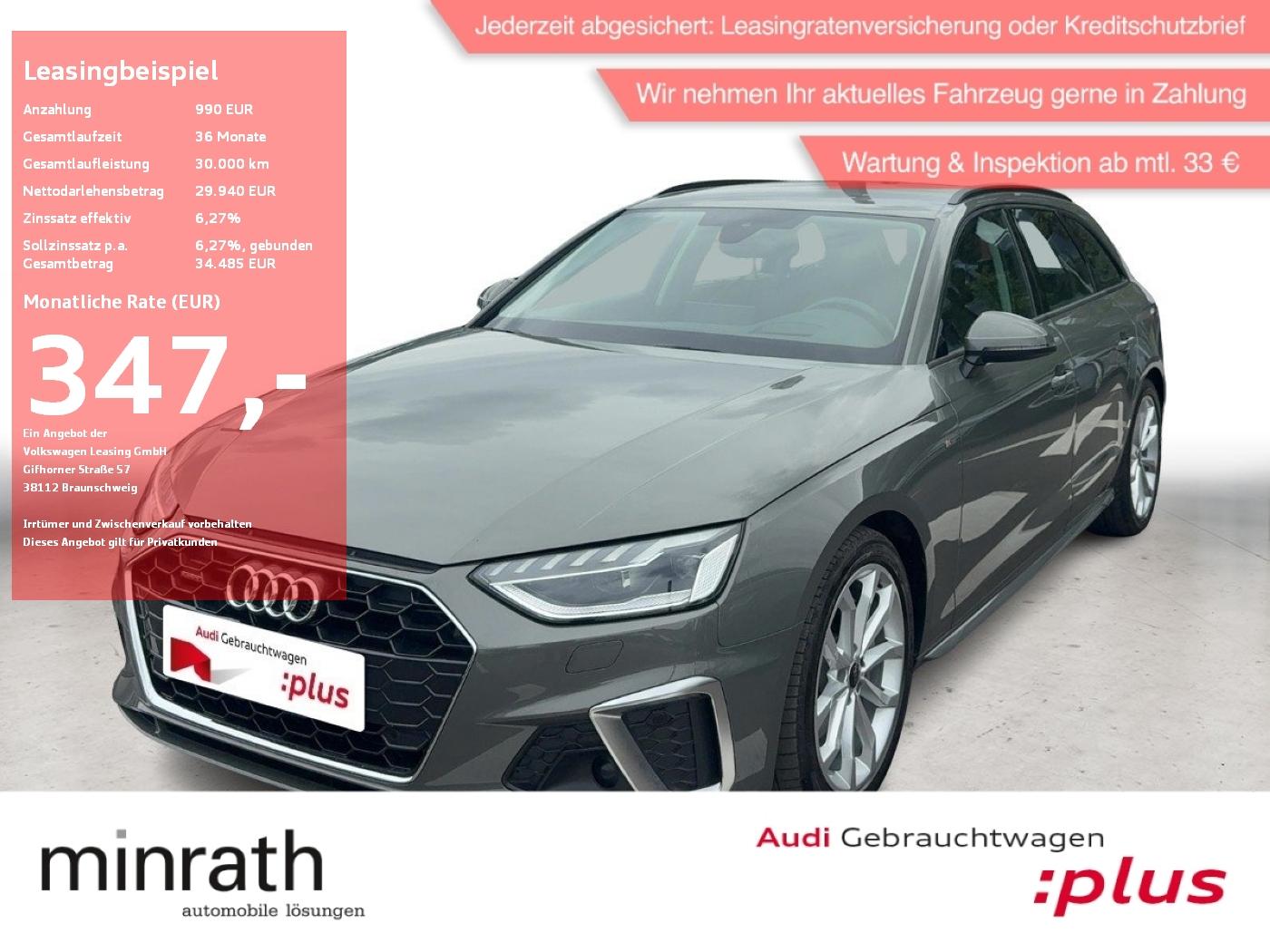 Audi A4 Avant 40 TDI quattro S-Line MATRIX+APP+DAB