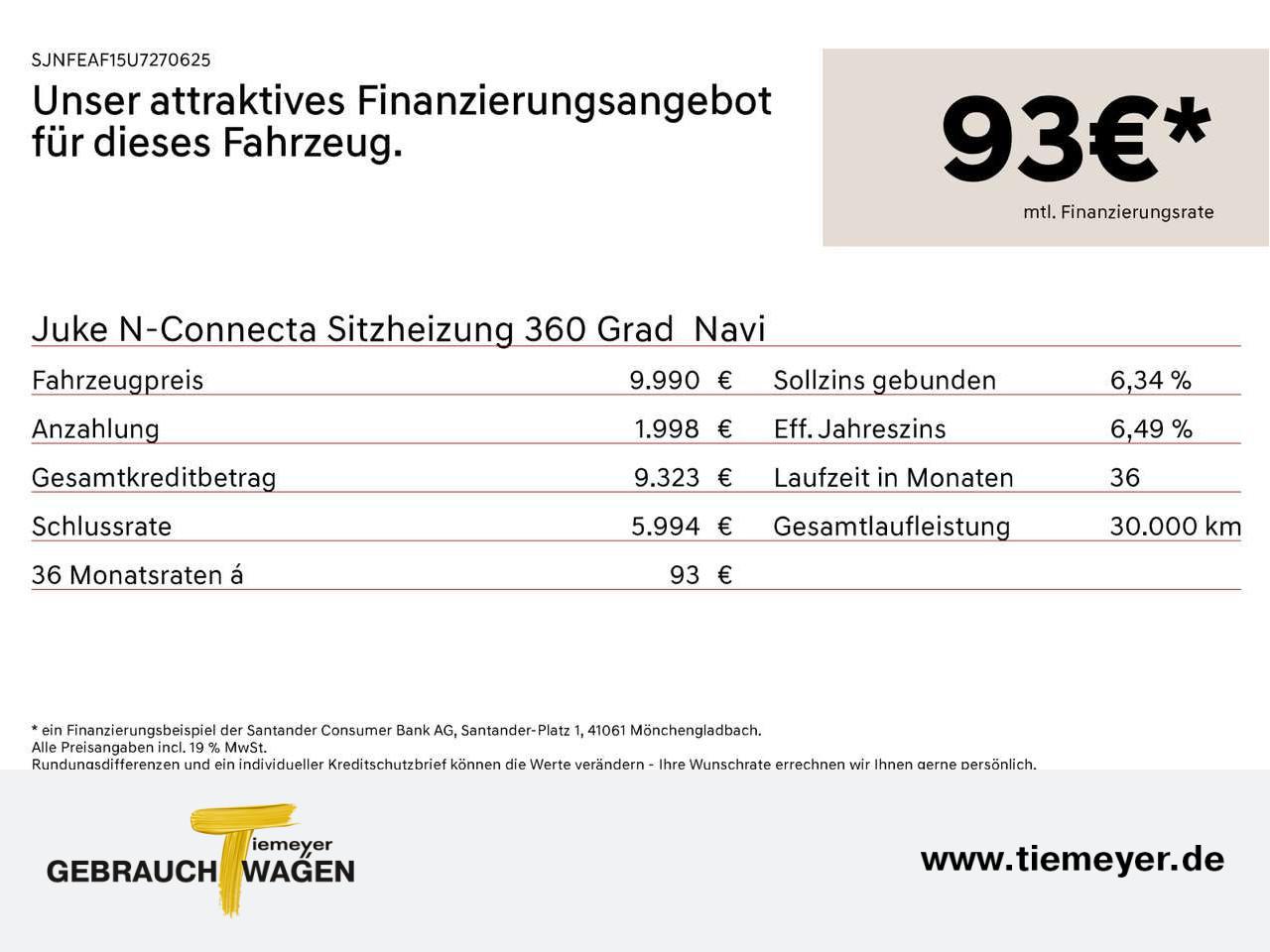 Nissan Juke N-Connecta Sitzheizung 360 Grad  Navi