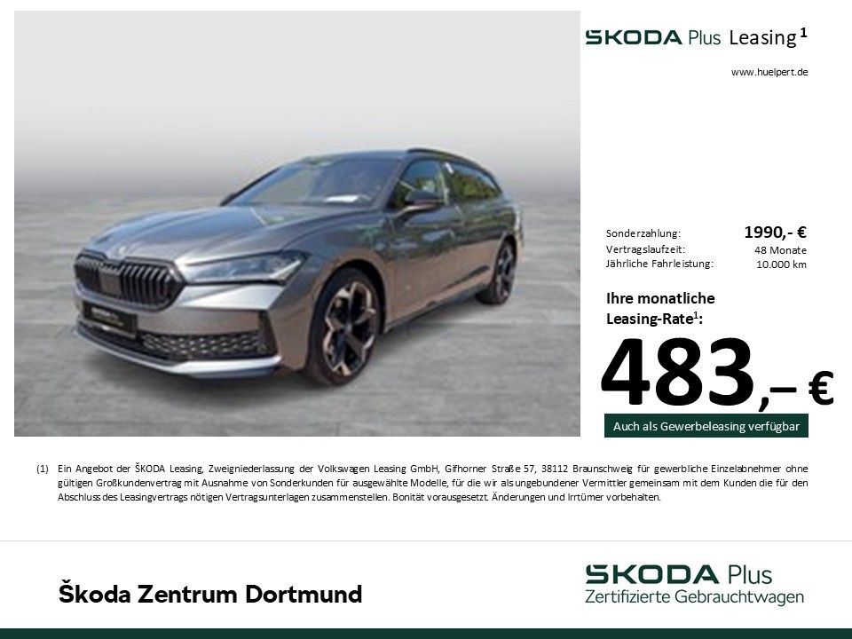 Skoda Superb Combi 1.5 iV SPORTLINE CANTON AHK LM19 imagem 3