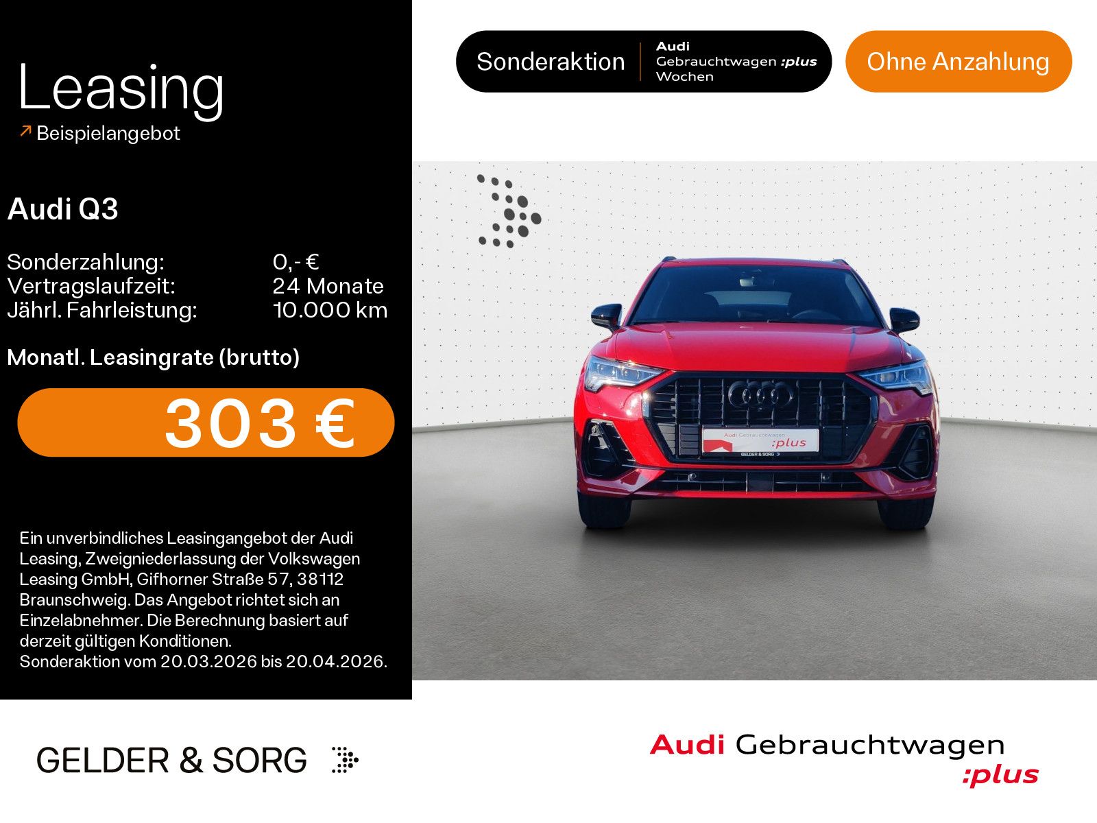 Audi Q3 35 TFSI S line Pano*360°*Matrix*AHK*CarPlay*