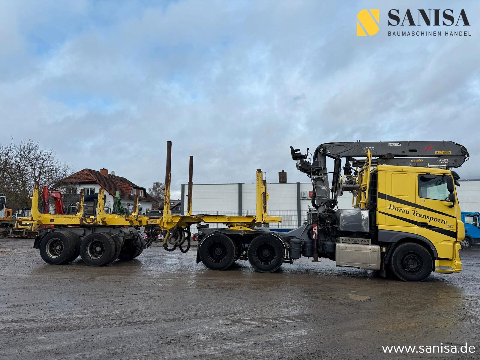 DAF XF 510/Lang+Kurz Holz/6x4/Penz 30Lp+8.20/Kombizu