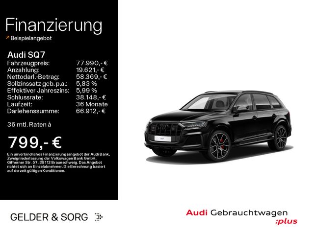 Audi SQ7 S-Line 7Sitze*AHK*Stand*HuD*Pano*S-Sitze*DAB