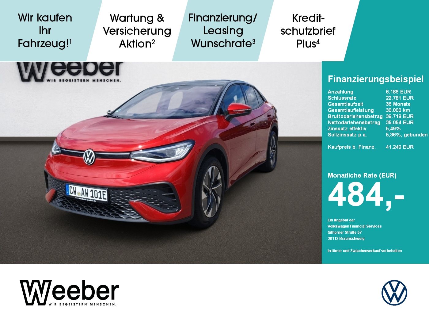VW ID.5 Pro *4J GAR*WÄRMEPUMPE*360° CAM*CCS*MATRIX*