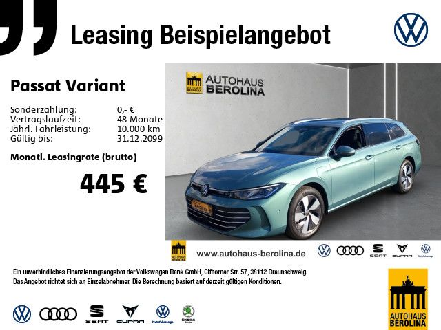 Vorschaubild: VW Passat Variant 1.5 eHybrid Business DSG *MATRIX* (Fahrzeug-Nr. L05567)