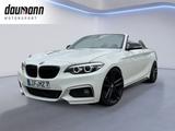 BMW 220i Cabrio Aut. M Sport*LED*H/K*NaviProf*LHZ* - weiße BMW 220