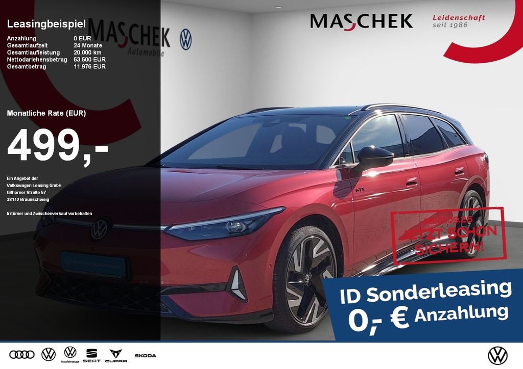 ID.7 Tourer GTX Sonderleasing AHK Navi IQDrive W