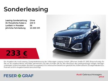 Audi Leasingangebot: Audi Q2 30 TFSI advanced AHK GRA Matrix RüKa Sitzh.