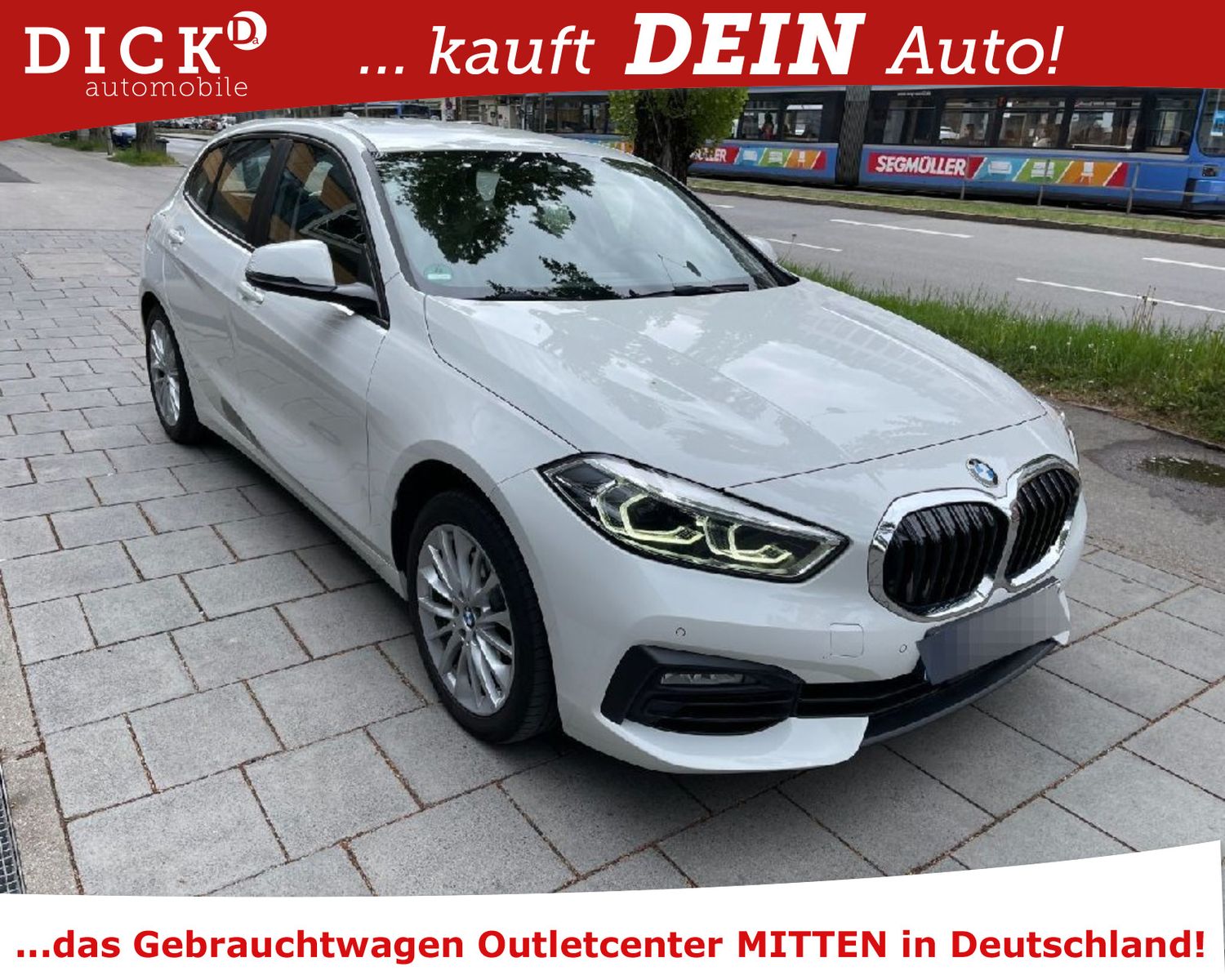 Fahrzeugabbildung BMW 118d Aut. LED/NAVI+/VIRTU/HIFI/DAB/SHZ/AHK/8Fa