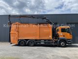 MAN 26.320 Bruns Presse Kran + Greifer f. Papier - Greifer