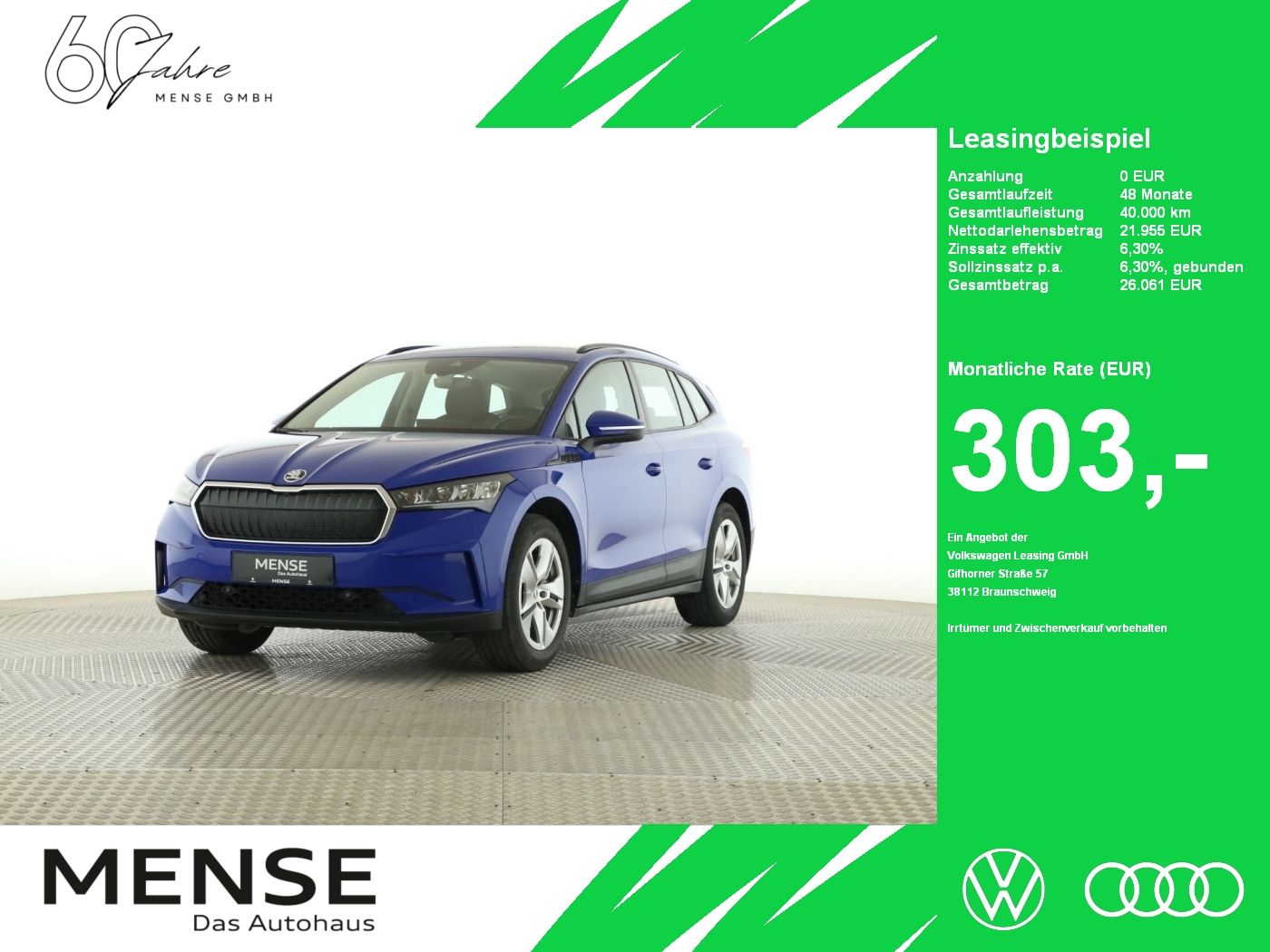 Skoda Enyaq 50 Loft LED|VirtualCP|KlimaA|LaneAss|PDC