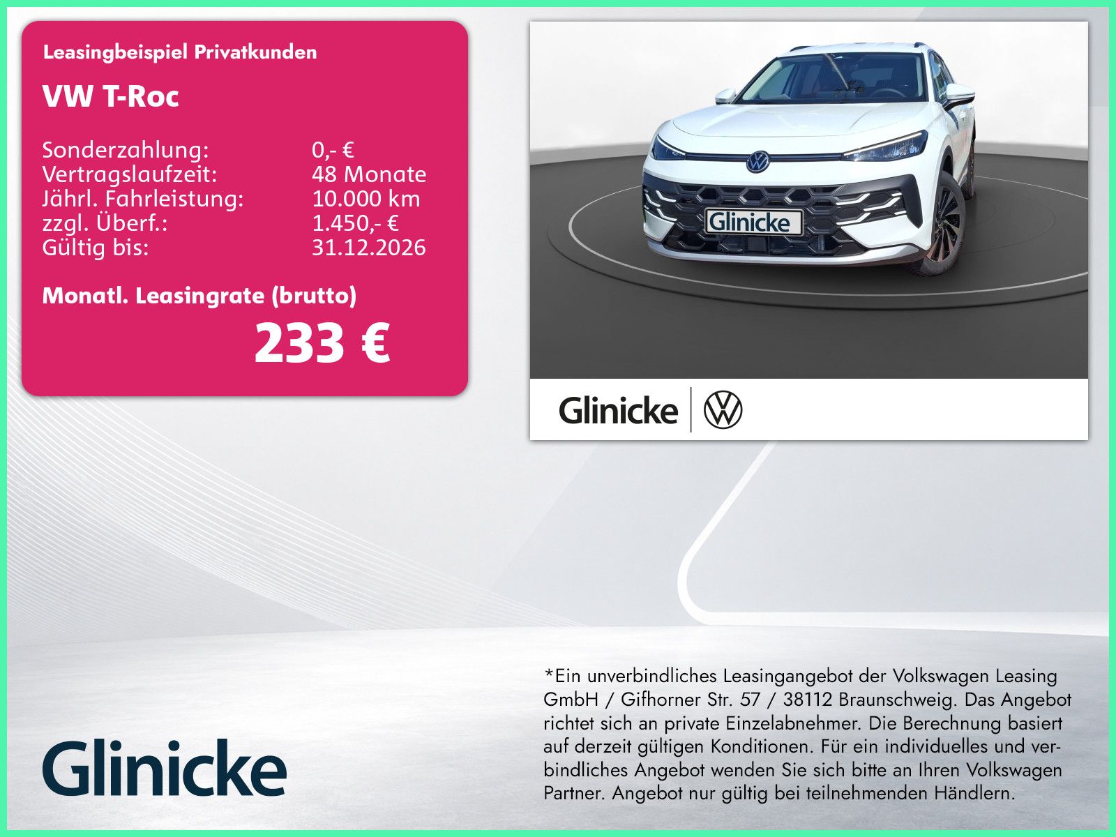 Volkswagen T-Roc Life *ABVERKAUF* 116 PS DSG | Ahzv. | RÜKA