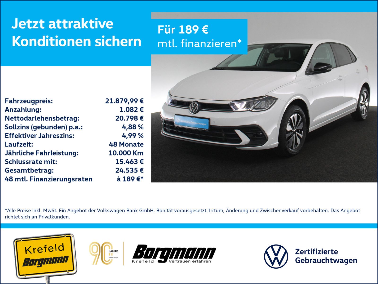 Volkswagen Polo 1.0 TSI Goal AHK LED ACC NAVI KAMERA SHZ foto 1