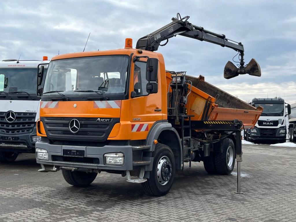 Mercedes-Benz Axor 1828 K  2-Achs Kipper Kran Greifer