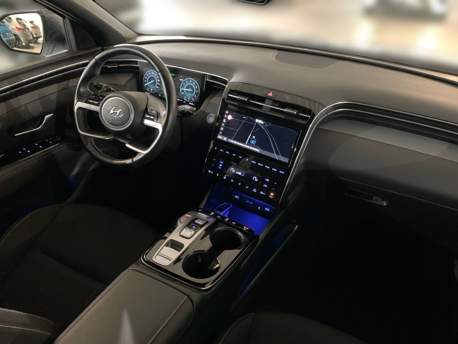 Fahrzeugabbildung Hyundai TUCSON 1.6 T-GDI 7-DCT Blackline Mild-Hybrid AHK