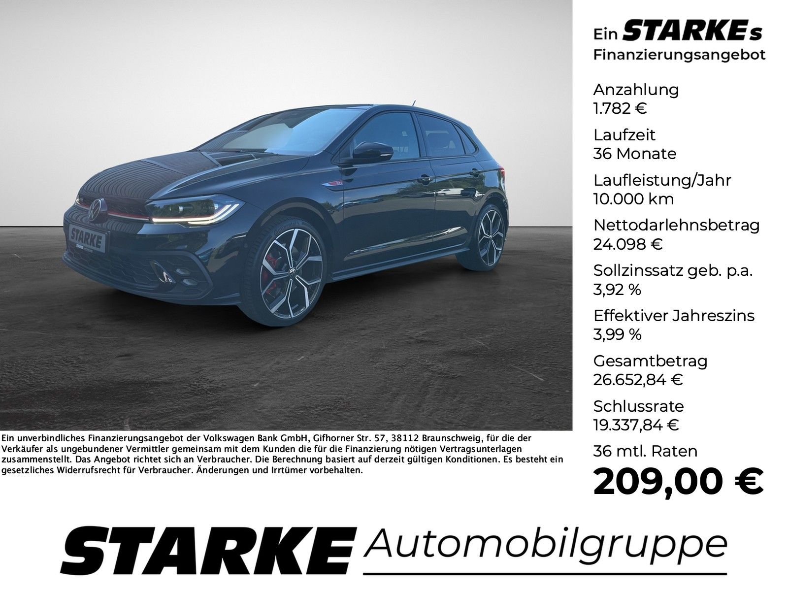 Volkswagen Polo GTI 2.0 TSI DSG  Panodach Navi LED Kamera S