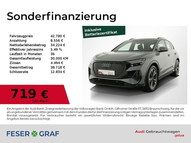 AUDI Q4 45 S line e-tron quattro Rückfahrkamera/ matr