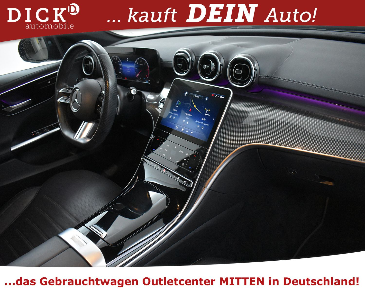 MERCEDES-BENZ C200d T 9G AMG Line NIGHT+STANDHZ+VIRTU+AHK+LED+ - Image 12