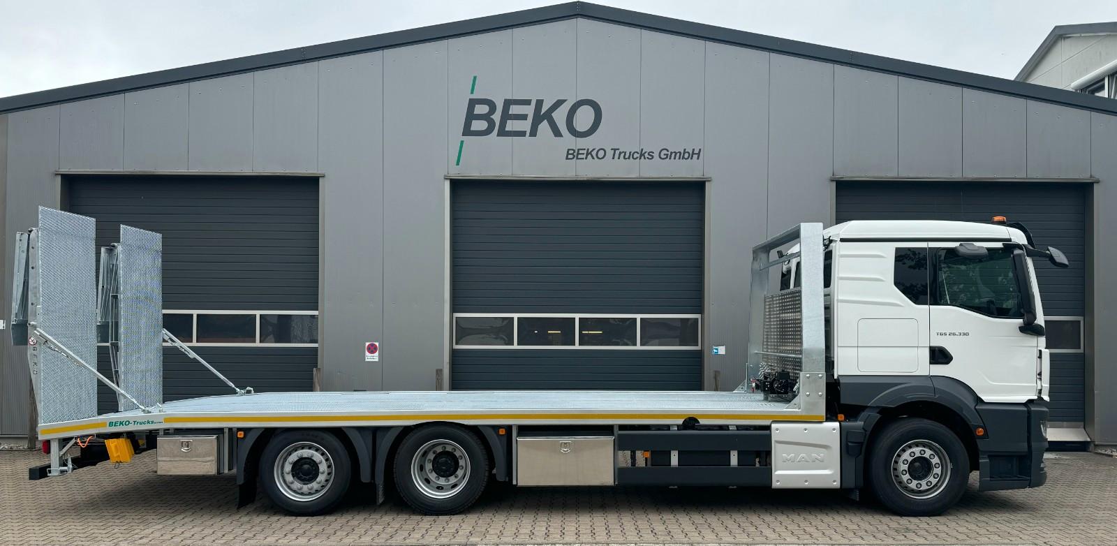 MAN Beko Staplertransporter Arbeitsbühnentransporter