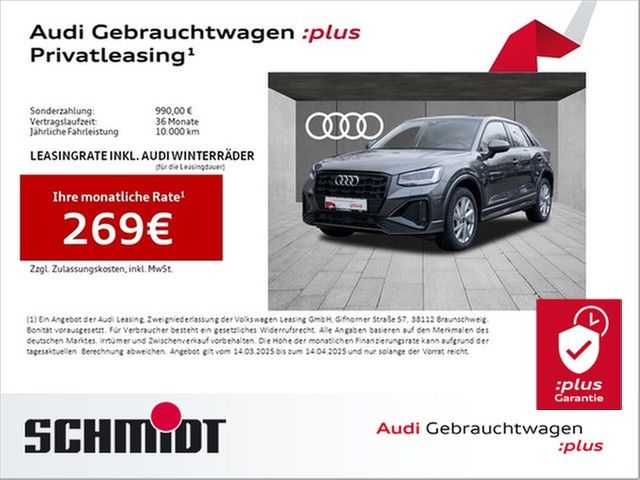 Audi Q2 35 TFSI S line AHK Navi+ ACC Leder Sportsitze