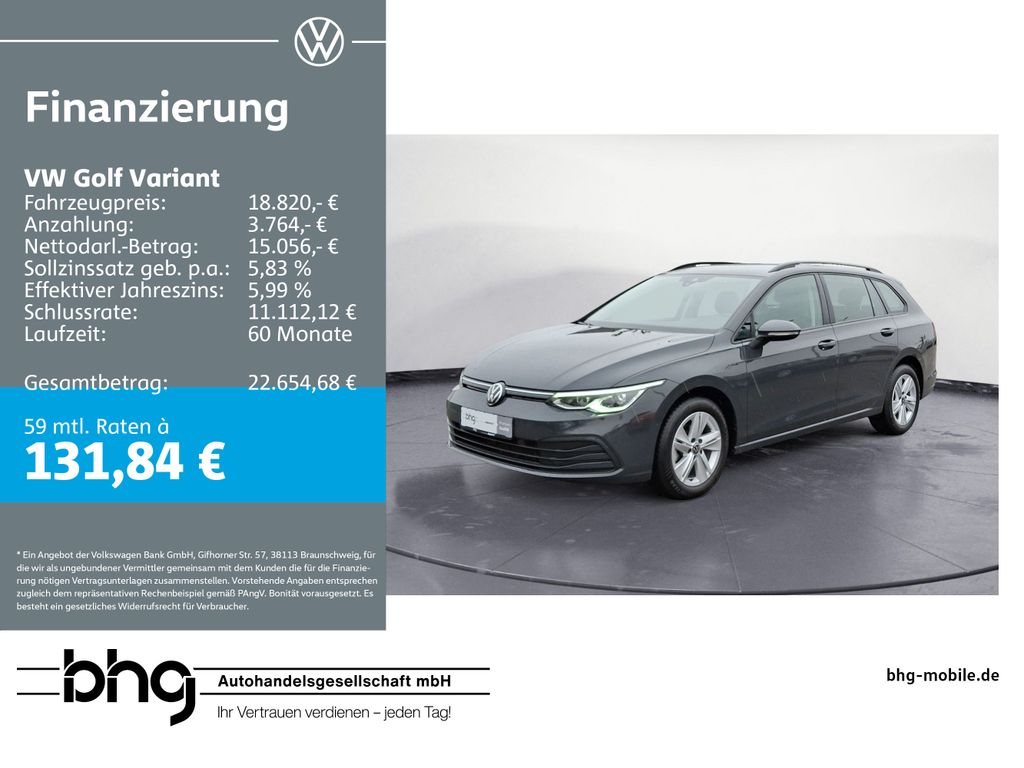 Golf Variant 1.0 TSI OPF Life IQ.Drive TravelAss