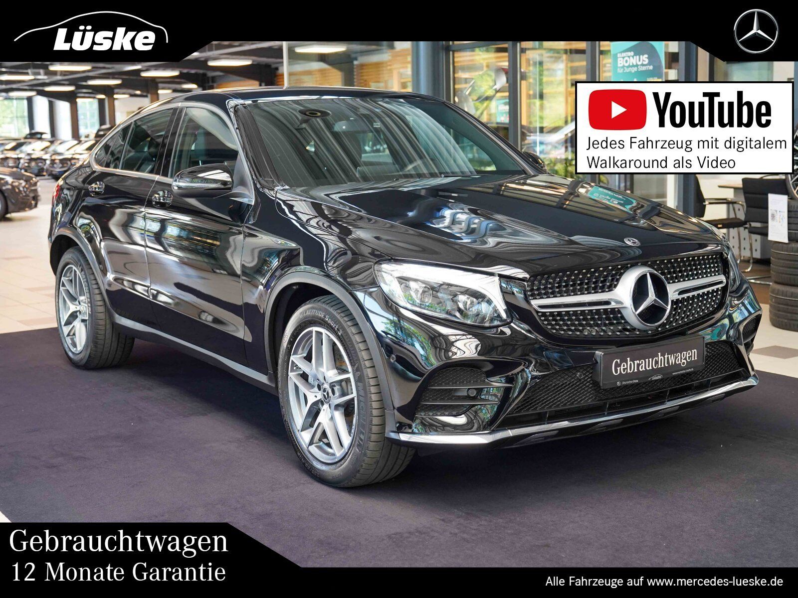 MERCEDES-BENZ GLC 250 d 4M Coupé AMG Line COMAND AHK ILS Kamer