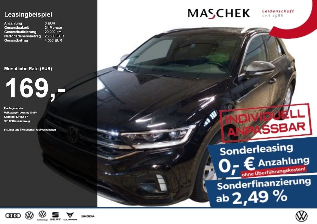 Volkswagen T-ROC R-Line 1.0 TSI Sonderleasing! Navi GRA PDC