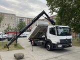 Mercedes-Benz Atego 1224 Dreiseitenkipper Kran Greifer *Klima* - Gebraucht Greifer