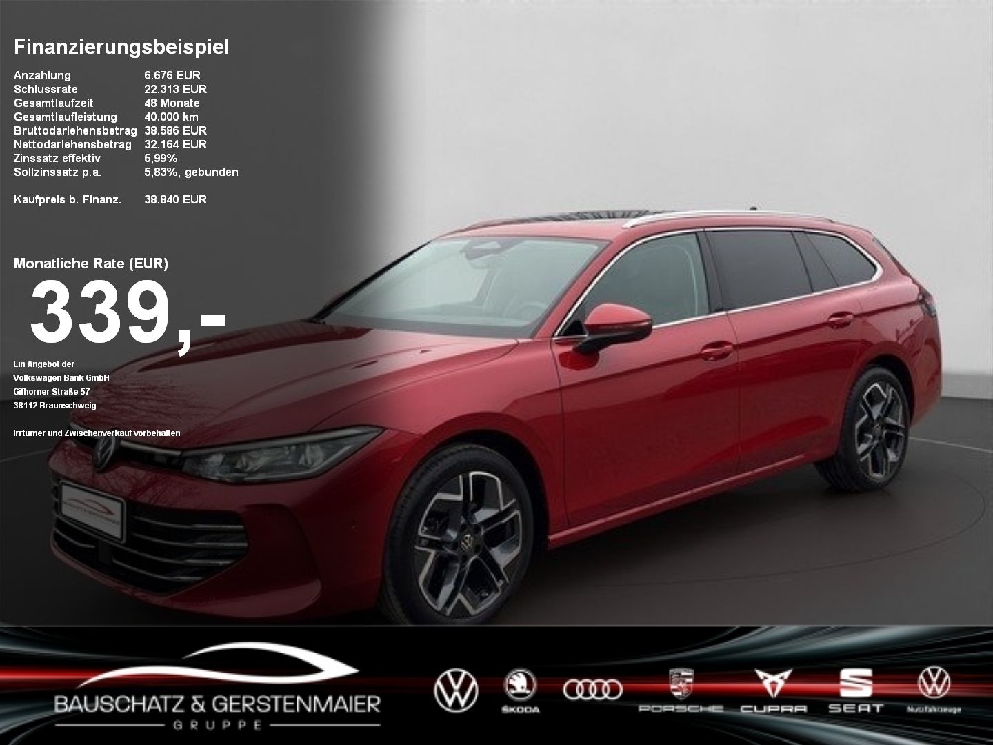 VW Passat 2.0 TDI Elegance PANO*AHK*MASSAGE*360°*SH