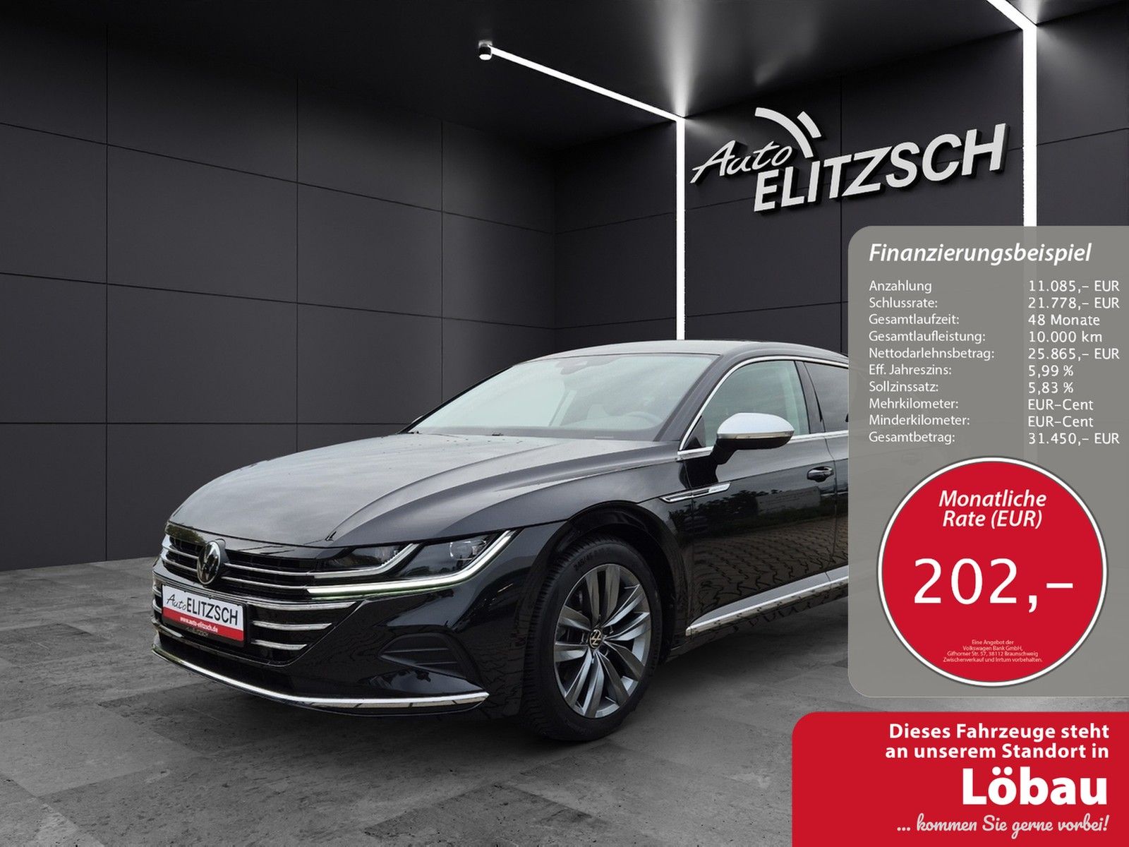Fahrzeugabbildung Volkswagen Arteon SB TDI Elegance DSG AHK Keyless ACC Kamer