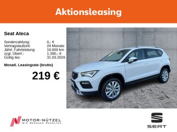 Seat Leasingangebot: Seat Ateca 1.5 TSI Road Edition Style 7-Gang DSG