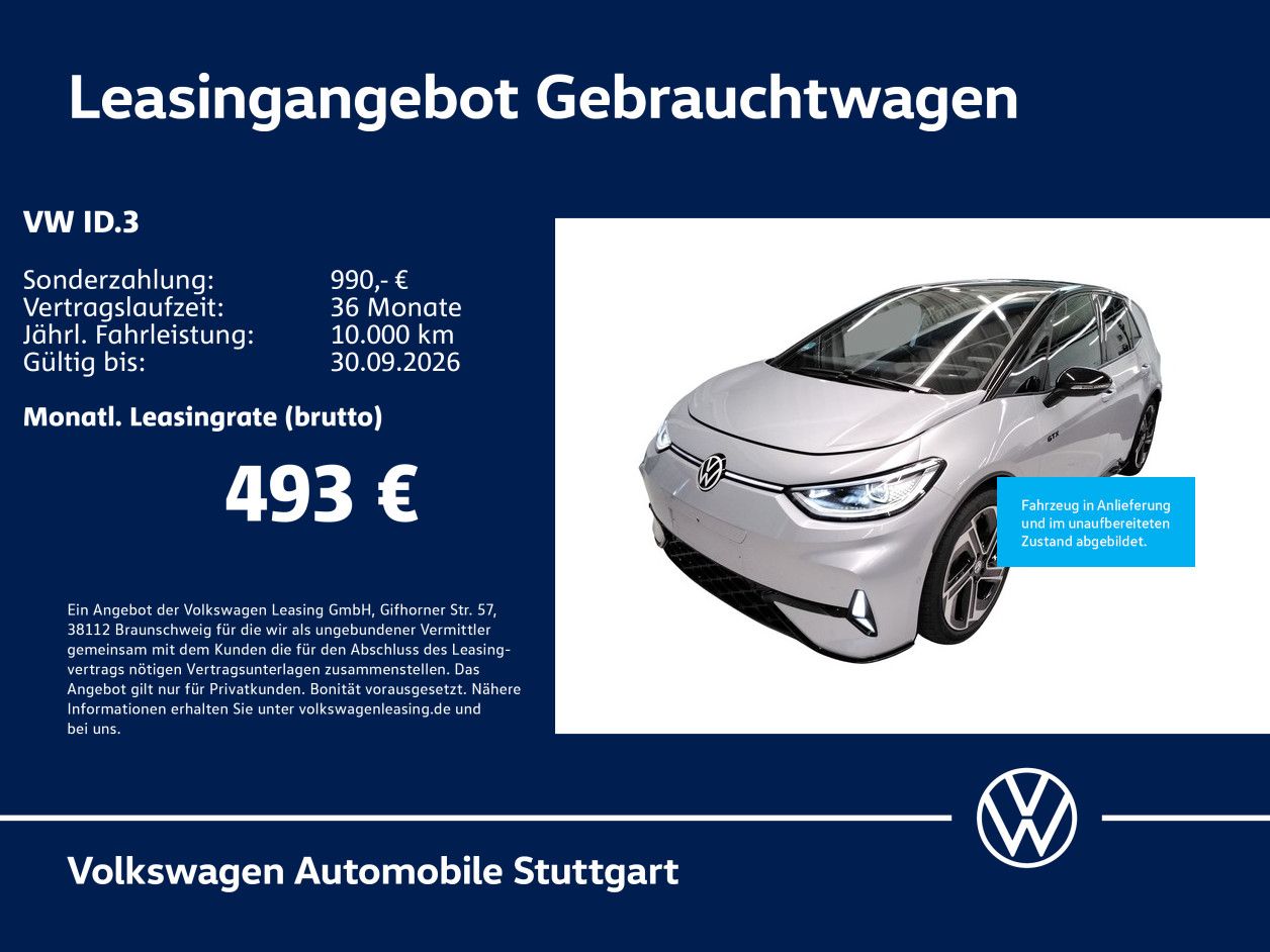 Volkswagen ID.3 GTX Navi Kamera ACC Stdhzg LED SHZ foto 1