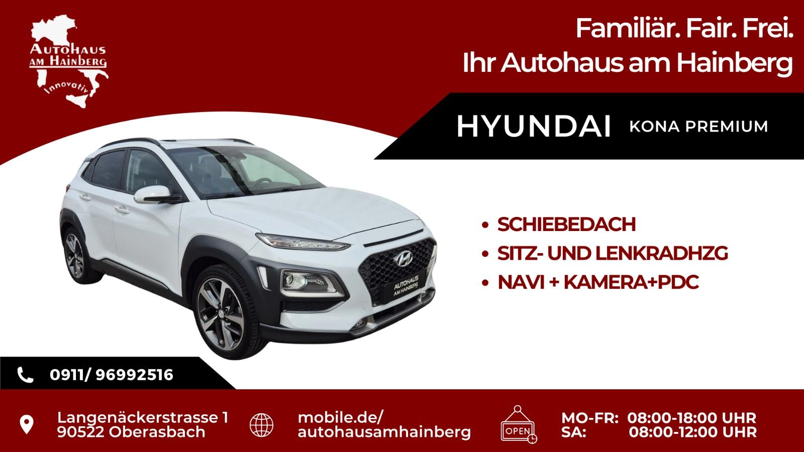 Hyundai Kona Premium *SITZHZG*LED*SCHIEBEDACH*
