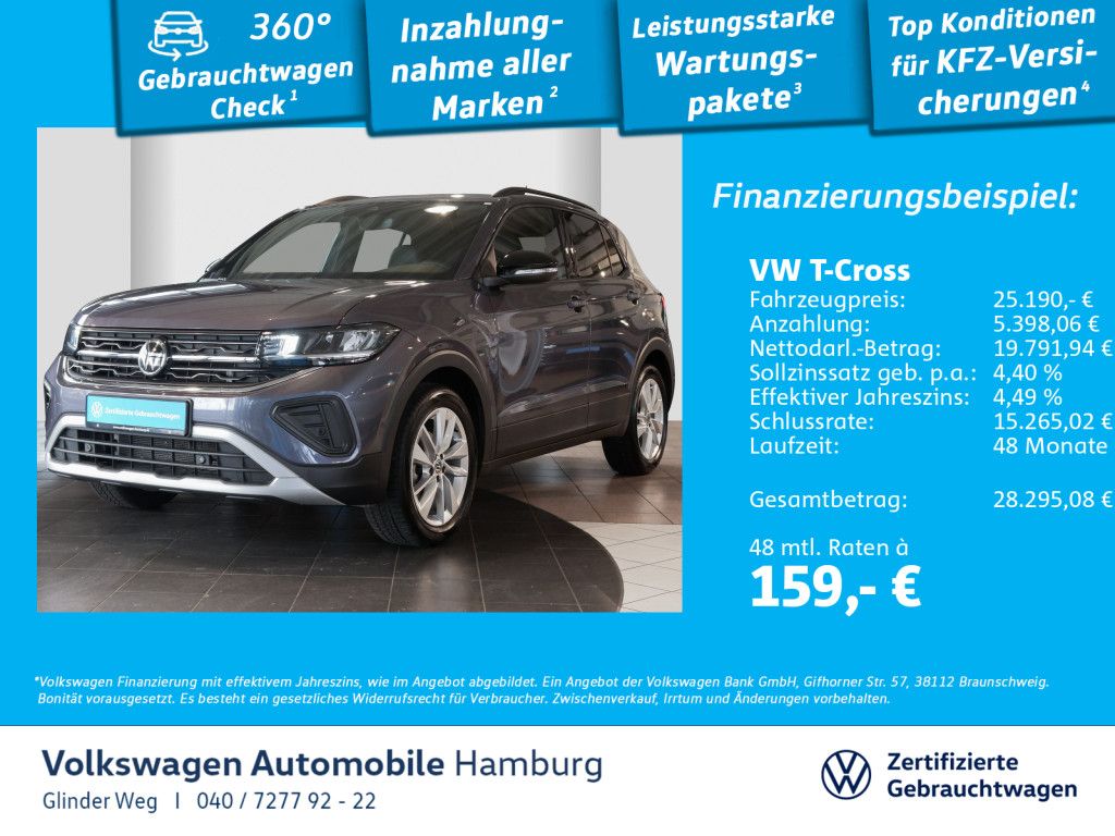 Volkswagen T-Cross 1.0 TSI Goal DSG Ganzjahresreifen ParkAs